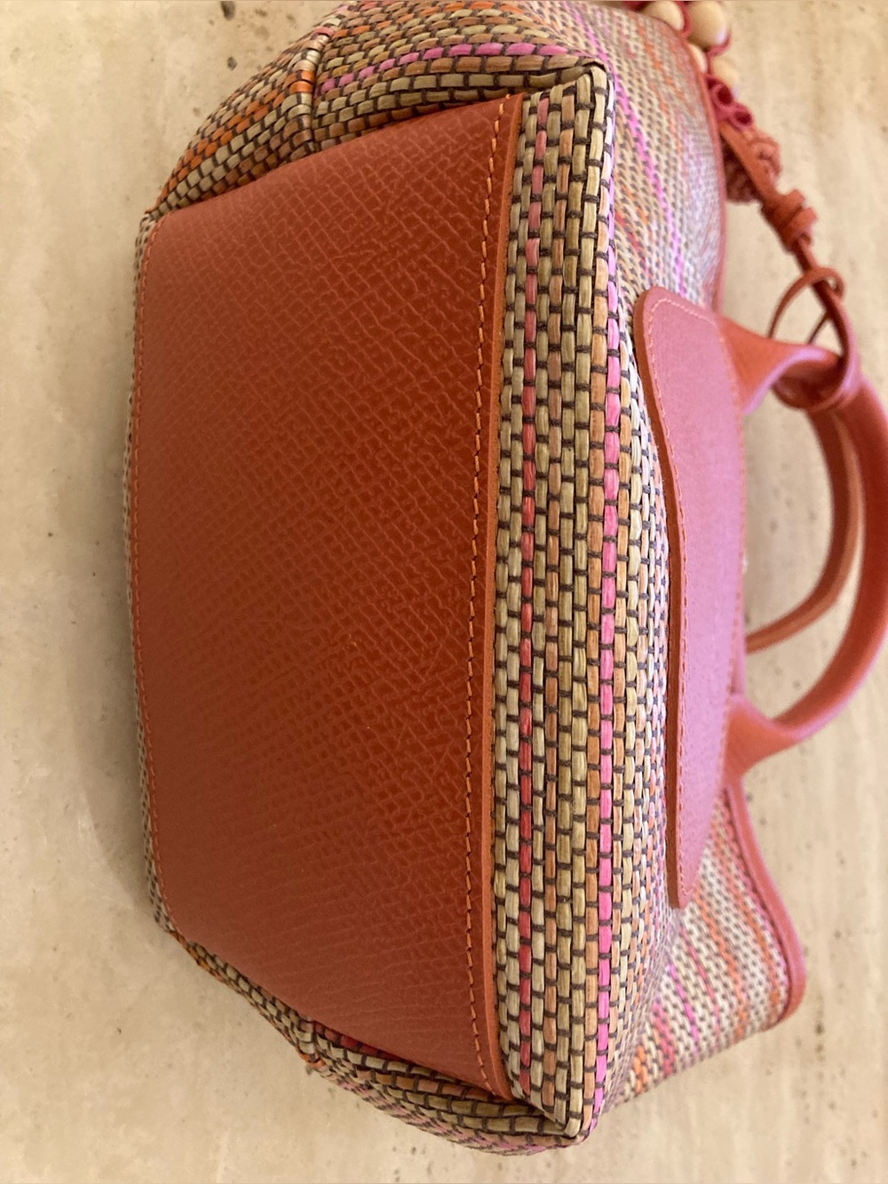 Longchamp Le Pliage Panier Rainbow Tote Bag - Picture 10 of 10